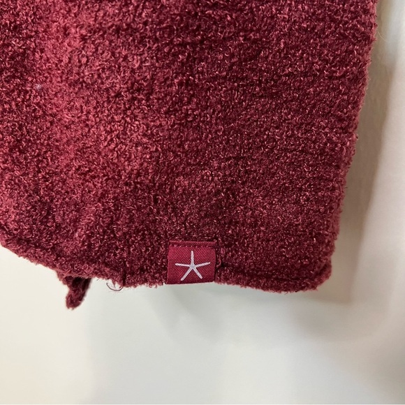 Barefoot Dreams CozyChic Lite Long Cardigan Garnet Red size medium - Picture 8 of 8